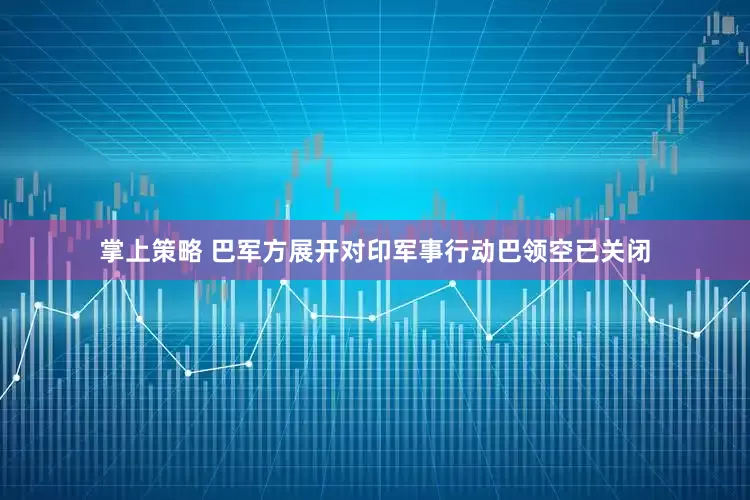 掌上策略 巴军方展开对印军事行动　巴领空已关闭