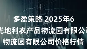 多盈策略 2025年6月11日寿光地利农产品物流园有限公司价格行情