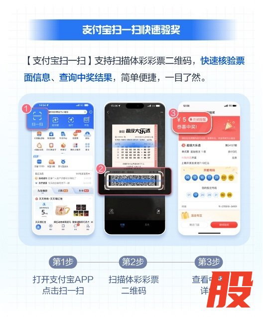 支付宝与中国体彩合作：扫一扫直接查询彩票中奖信息